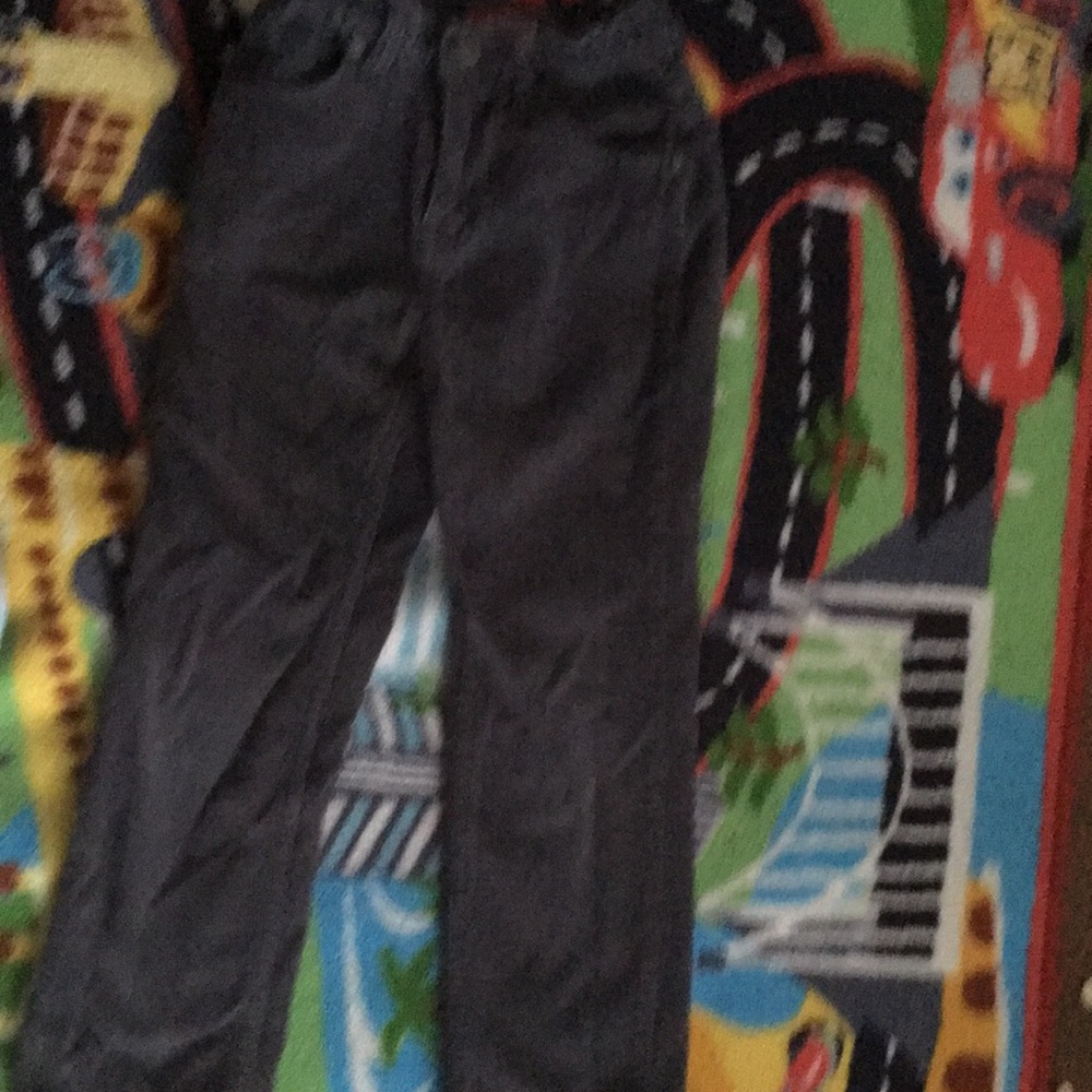 Dark gray pants